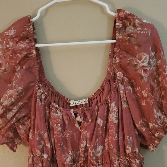 Liberty Brand Rust Floral Dress - Picture 3 of 10